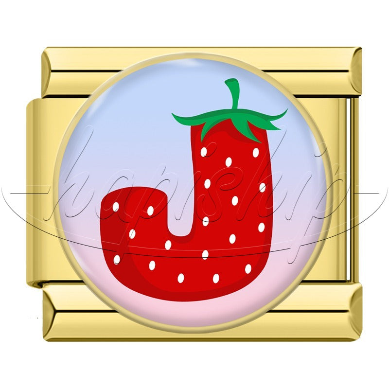 Strawberry 26 Letter TZ171-Gold