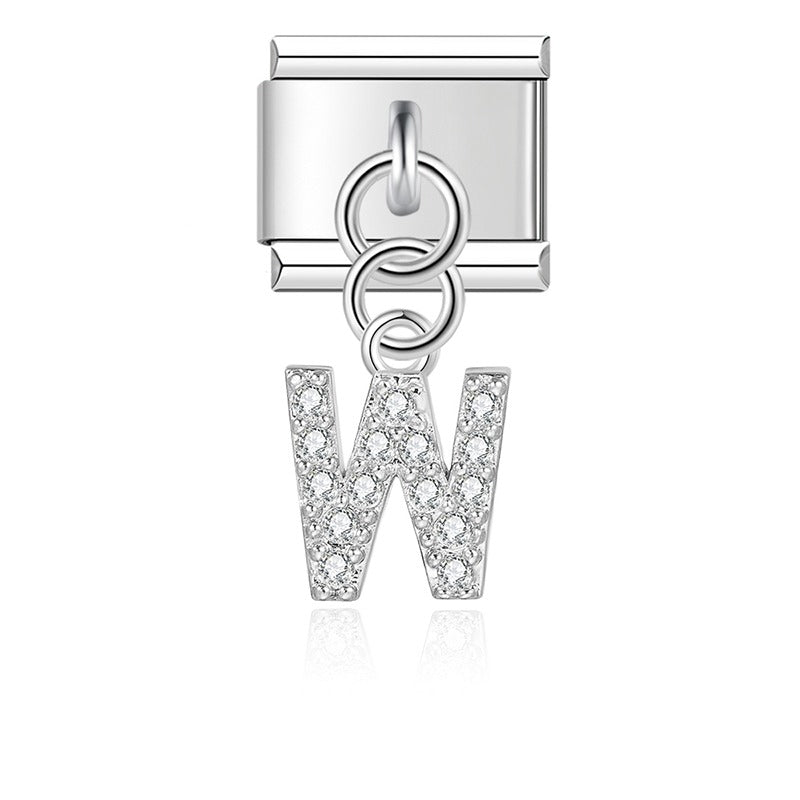 gold / silver  Letters charms  DJ2293