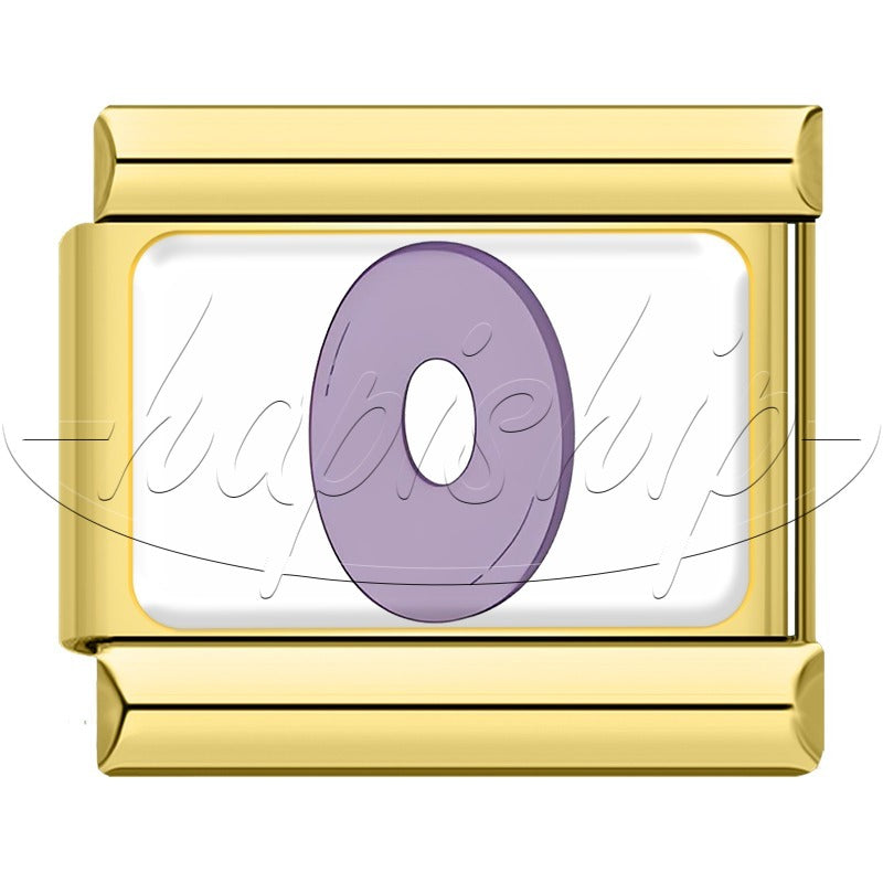 Golden Colorful 26 English Letters TZ037-Gold