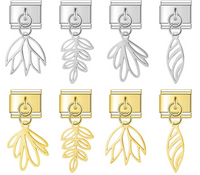 Delicate Cutout Leaf Dangle Charm