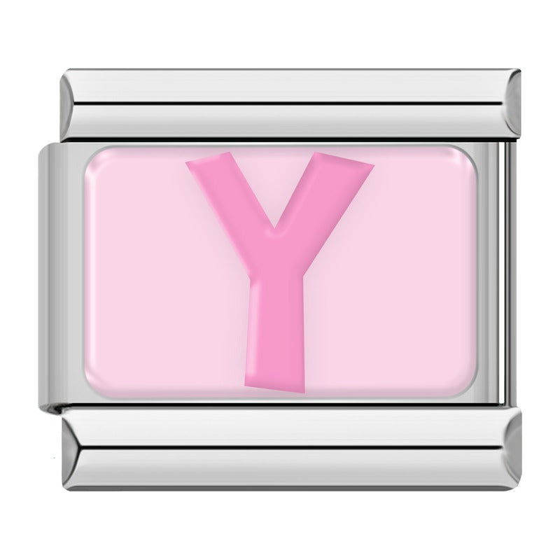 Pink 26 English Letters TZ066