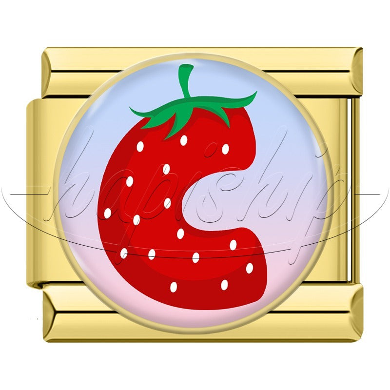 Strawberry 26 Letter TZ171-Gold