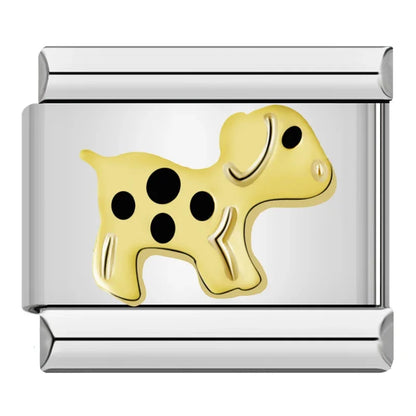 Dog Charm – Italian charm bracelet charm, design 2 of 6, by Charmtastic