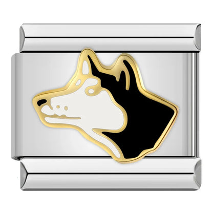 Dog Charm – Italian charm bracelet charm, design 4 of 6, by Charmtastic