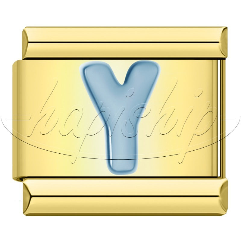 Golden Blue 26 Letter DJ1821