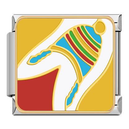 Tropical Travel Adventures Italian Charms — Beach, Palm Tree, Flamingo, Toucan & Holiday Links