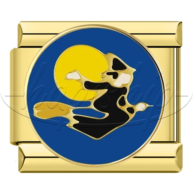 Golden Heart Rainbow Witch Stamp DJ2041-C