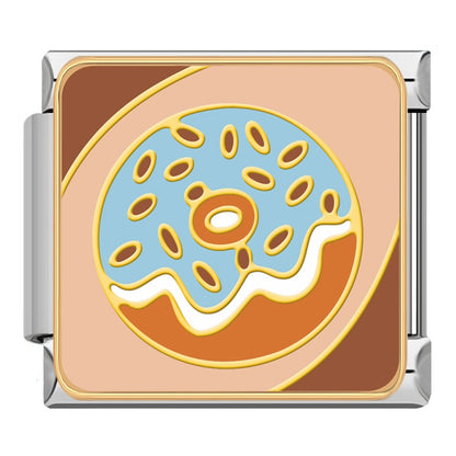 Cozy Café & Sweets Italian Charms — Coffee, Hamburger, Cake, Dessert & Food Bracelet Links