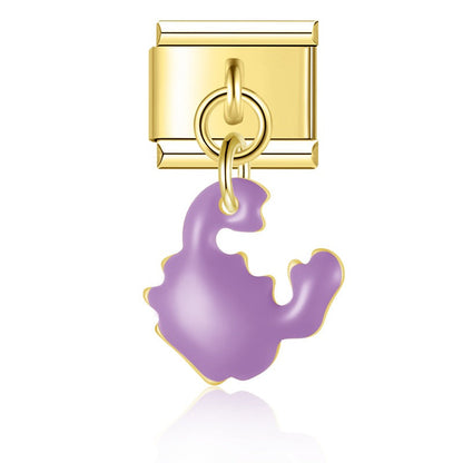 Twisted Metal Rope Single Link Charm