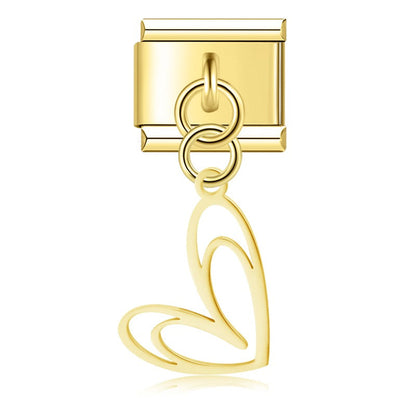 Elegant Flower, Heart, Car, Dog & Penguin Charms