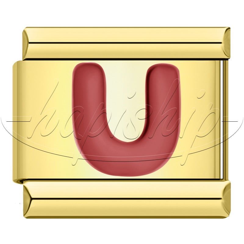 Golden Red 26 Letters A-Z  DJ1666