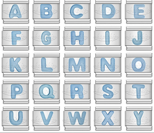 Blue 26 Letter DJ2025