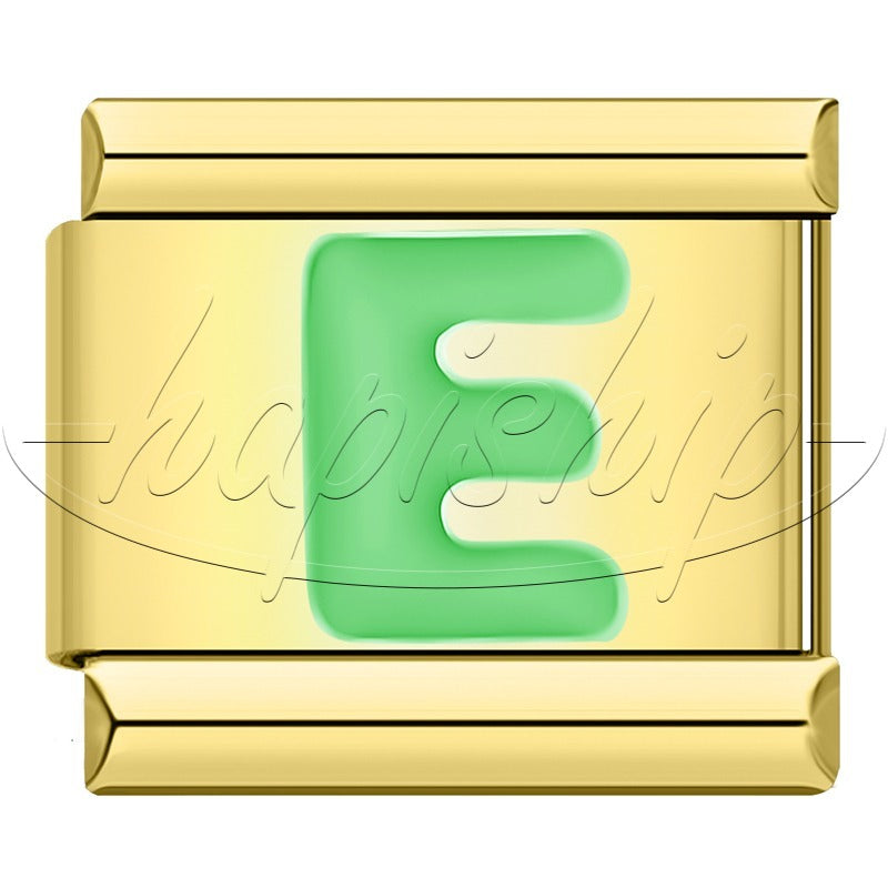 Golden Green 26 Letter DJ2024