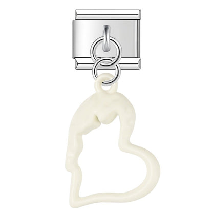 Enamel Reindeer & Sleigh Dangle Charm