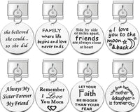 The Artisan Engraved Sentiment Dangle Charm