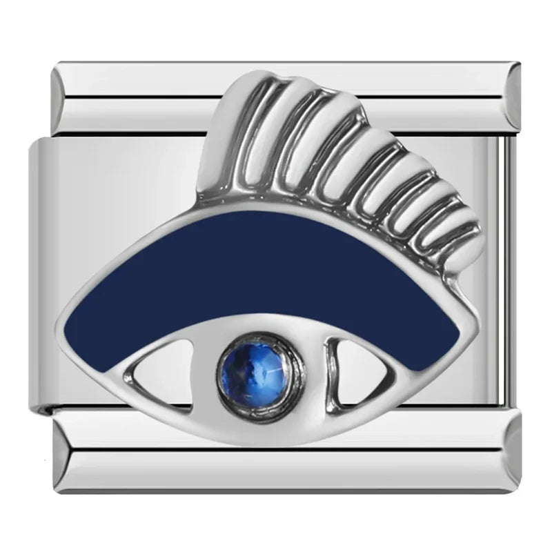 Evil Eye Charm – Italian charm bracelet charm, design 4 of 6, by Charmtastic