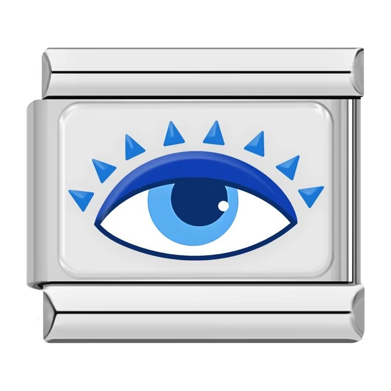 Evil eye Italian charm — Hope lettered design, by Charmtastic