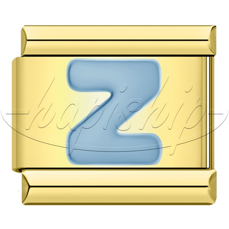 Golden Blue 26 Letter DJ1821