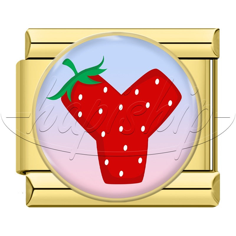 Strawberry 26 Letter TZ171-Gold