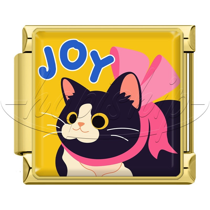 Golden Sweet Kind Happy Cat TZ187-Gold