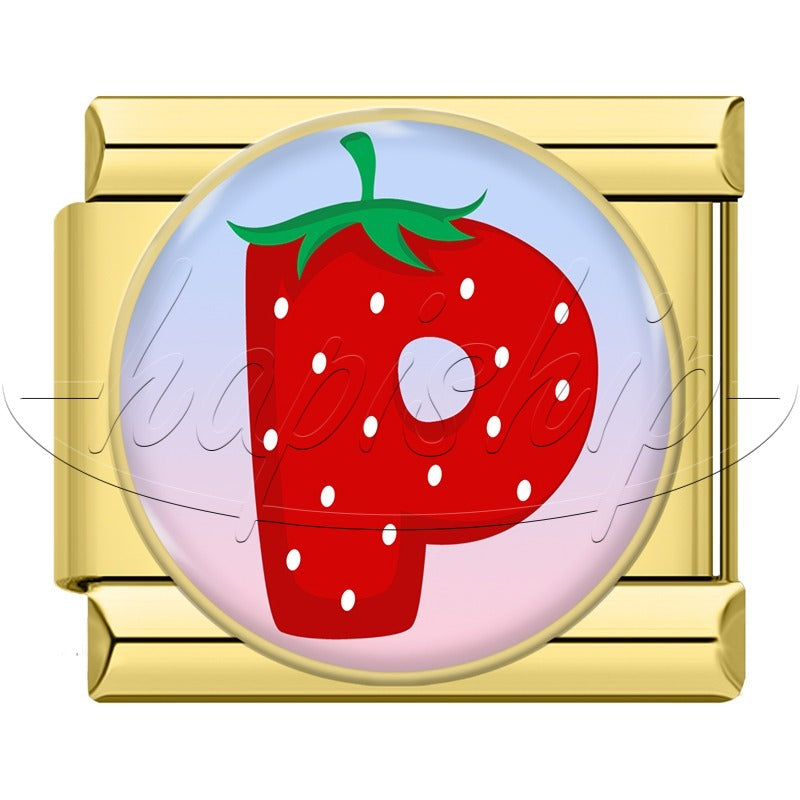 Strawberry 26 Letter TZ171-Gold