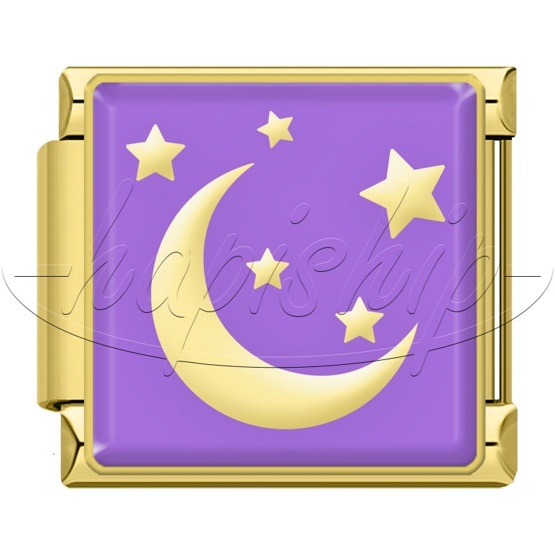 Golden Animals Star Key Moon Star  TZ178-Gold