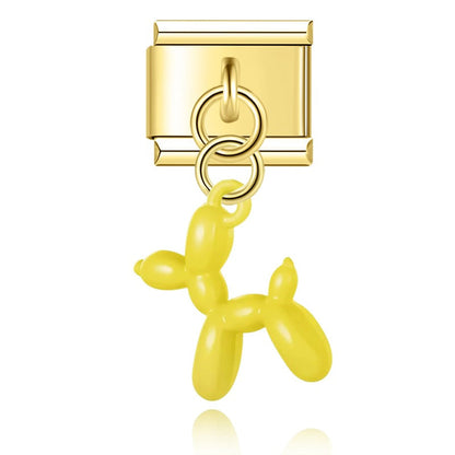 Enamel Graduation Cap & Diploma Dangle Charm for Charm Bracelets