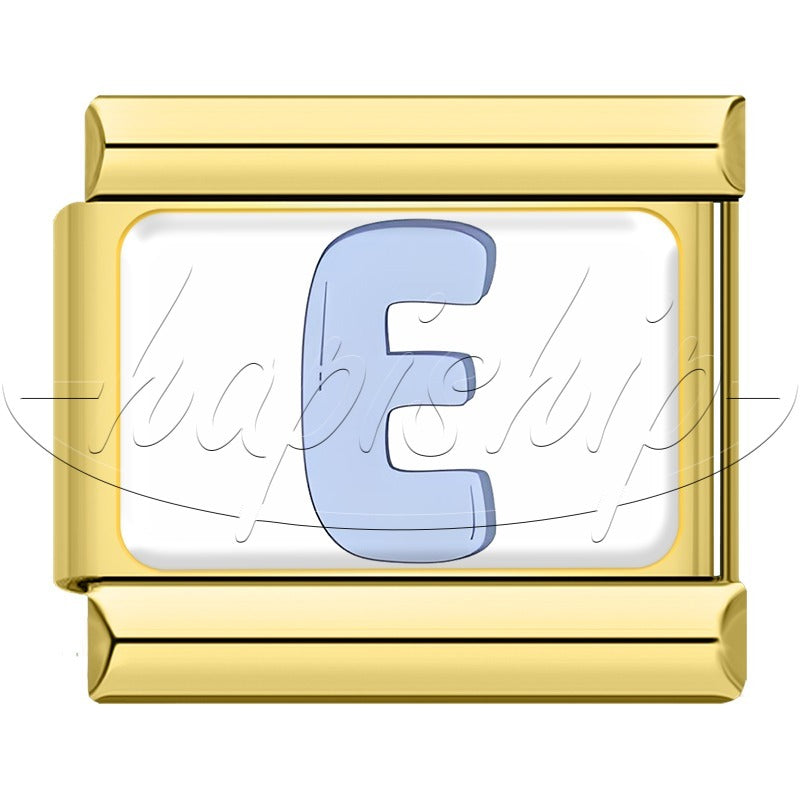 Golden Colorful 26 English Letters TZ037-Gold