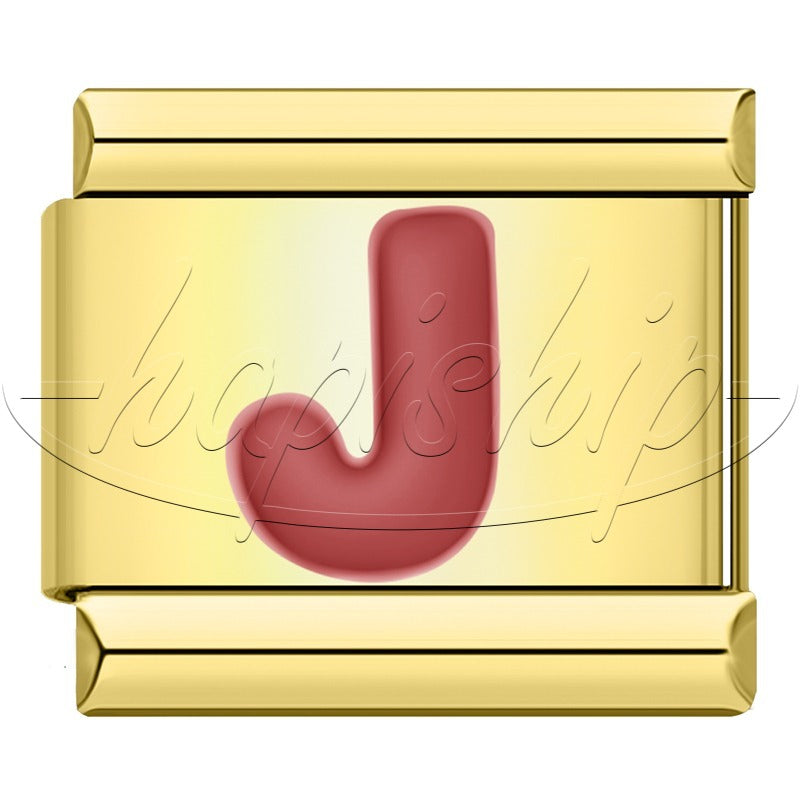 Golden Red 26 Letters A-Z  DJ1666