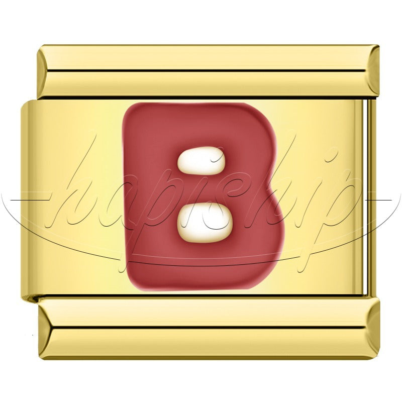 Golden Red 26 Letters A-Z  DJ1666