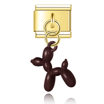 Enamel Graduation Cap & Diploma Dangle Charm for Charm Bracelets