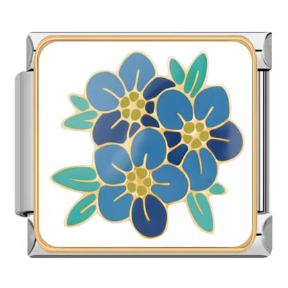 Floral Meadow & Sentimental Moments Italian Charms – Italian charm bracelet charm, design 2 of 6, by Charmtastic