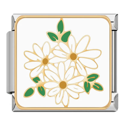 Floral Meadow & Sentimental Moments Italian Charms – Italian charm bracelet charm, design 5 of 6, by Charmtastic