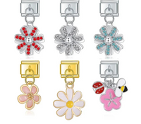 Enamel Eiffel Tower & Paris Dangle Charm for Charm Bracelets