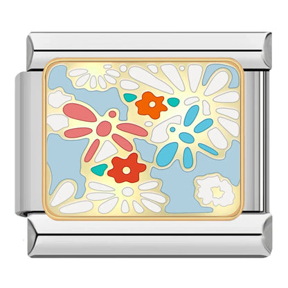Flower-Themed Charms: Rose & Mom – Italian charm bracelet charm, design 6 of 6, by Charmtastic