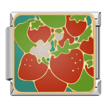 Fruit Italian Charm – Italian charm bracelet charm, design 2 of 6, by Charmtastic