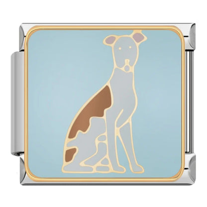 Furry Friends & Paws-itive Vibes Enamel Charms – Italian charm bracelet charm, design 4 of 6, by Charmtastic