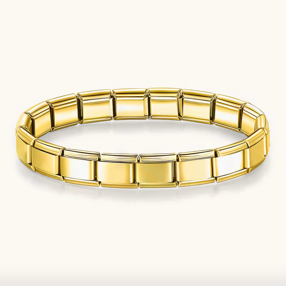plain Italian charms bracelet