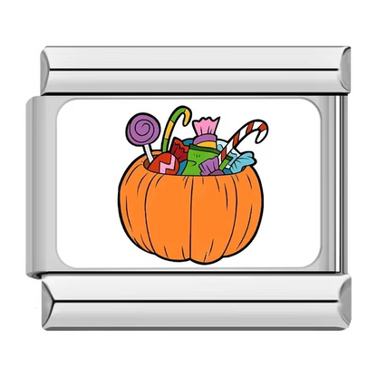 Halloween Charms – Italian charm bracelet charm, design 3 of 6, by Charmtastic
