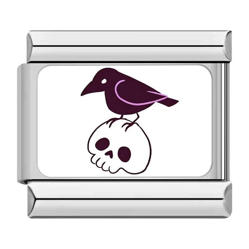 Halloween Charms – Italian charm bracelet charm, design 5 of 6, by Charmtastic