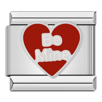 Heart Italian Charms — Miss You, All Mine, Dream Girl, Best Friends & More