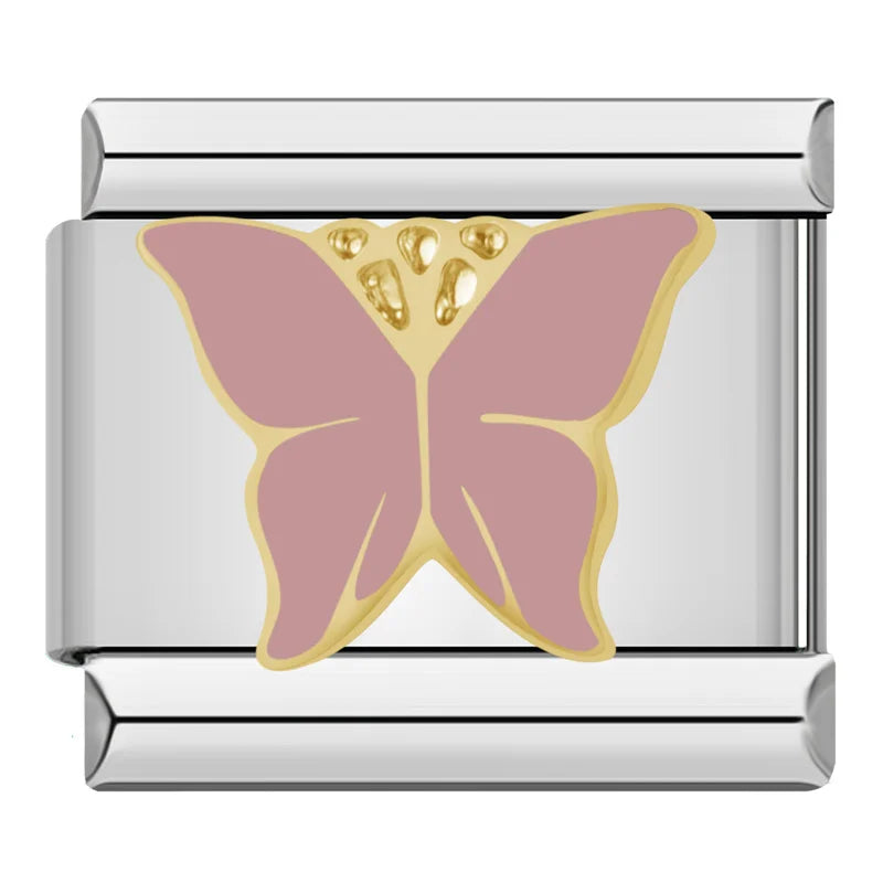 Italian Butterfly Charm – Italian charm bracelet charm, design 2 of 6, by Charmtastic