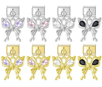Crystal Teardrop Birthstone Dangle Charm
