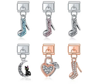 Enamel Ice Cream Cone Dangle Charm for Charm Bracelets