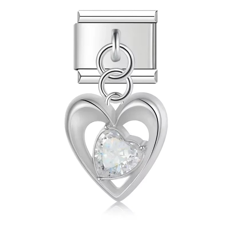 hearts pandant charms