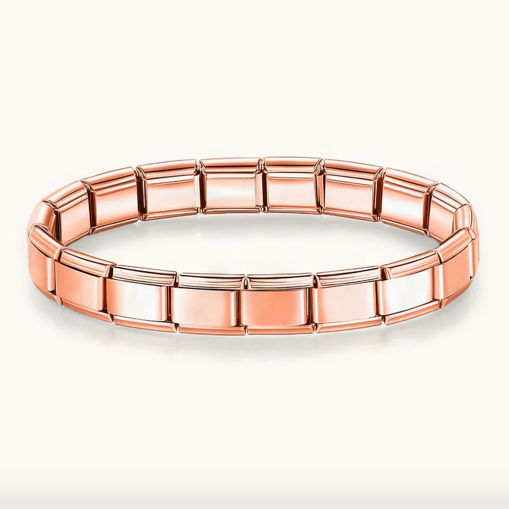 plain Italian charms bracelet