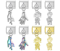 Enamel Elephant Dangle Charm