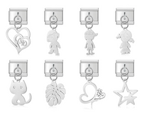 Sweet Silver Pendant Icon Charms