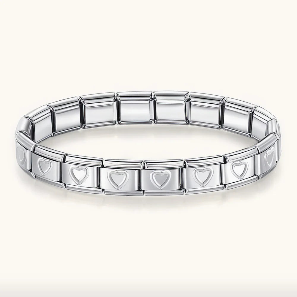 plain Italian charms bracelet