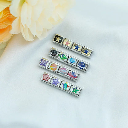 Star & Planet Charms – Italian charm bracelet charm, design 2 of 6, by Charmtastic